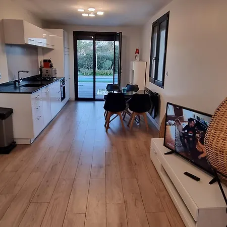 Bel Appartement Avec Piscine Privative A 150M De La Plage 6 Couchages Le Barcarès Exterior foto
